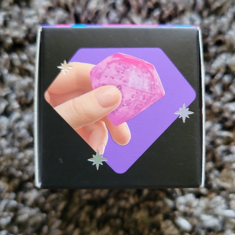 Nee Doh Groovy Jewel Super Sparkly Squish in BLUE TikTok favorite - Picture 5 of 5